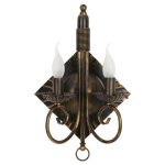 Черно-золотое бра PŁOMYK Nowodvorski 485