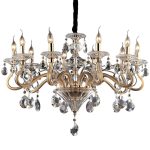 Золотая люстра NEGRESCO Ideal Lux 087771