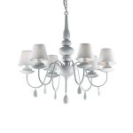 Белая люстра BLANCHE IDEAL LUX 35581