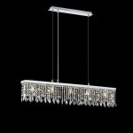 Хромированный подвесной светильник PLAZA Ideal Lux 074573